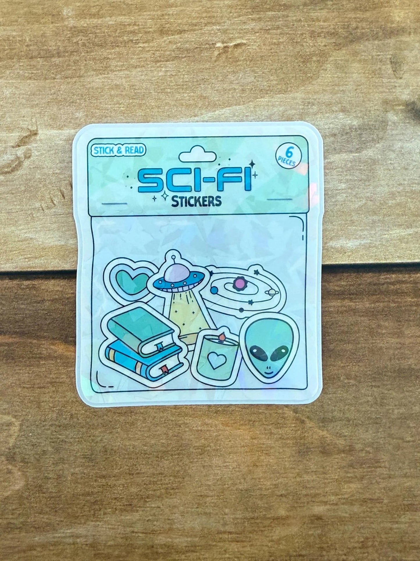 Bookish Stickers Holographic Sticker