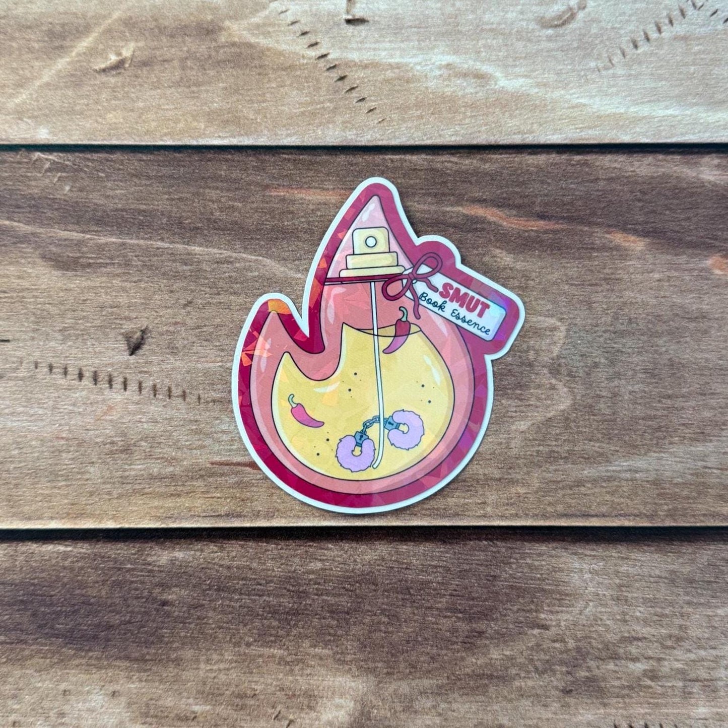 Bookish Essence Holographic Sticker