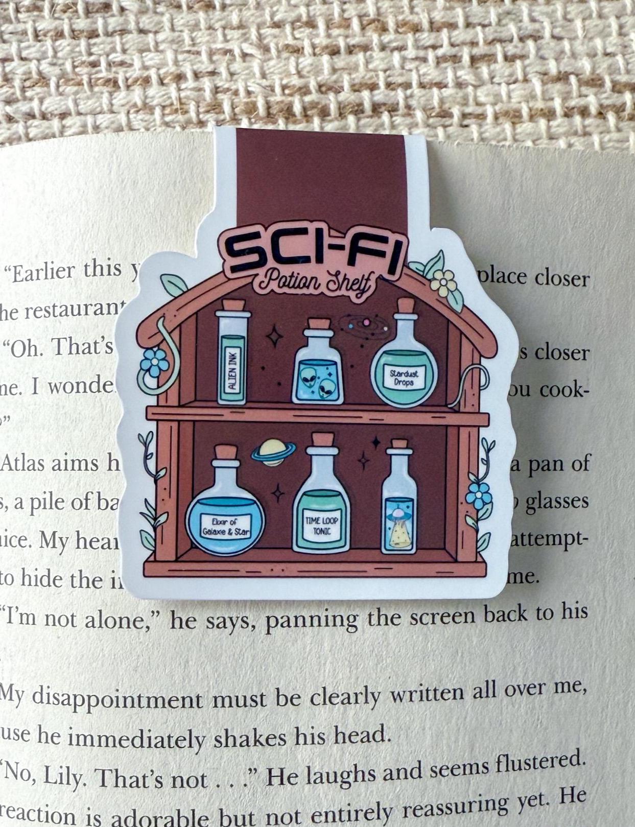 Potion Shelves Magnetic Bookmark
