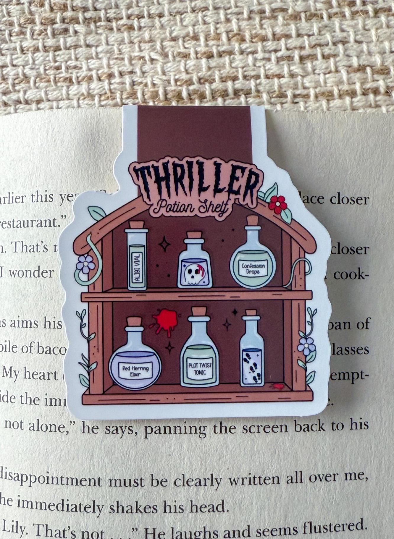 Potion Shelves Magnetic Bookmark