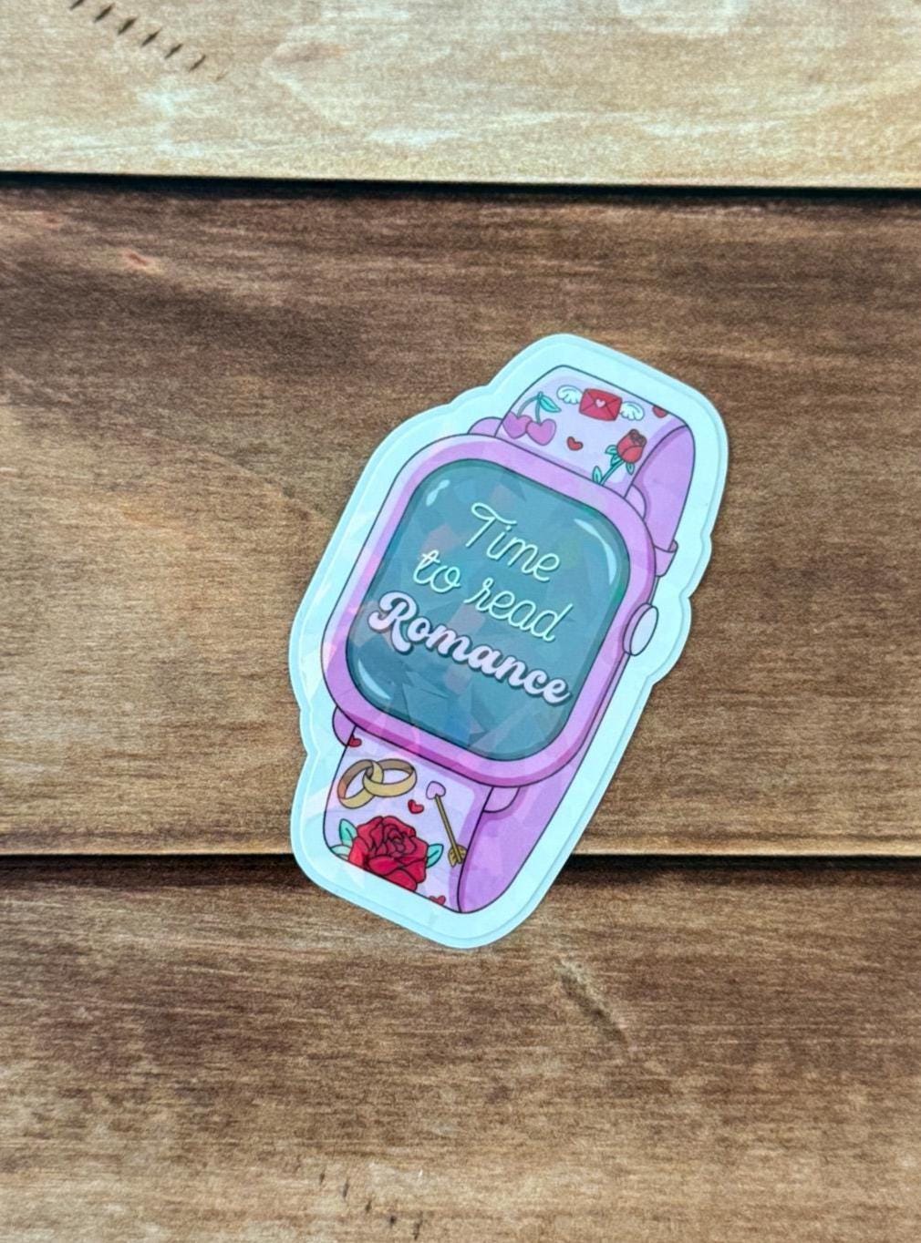 Bookish Smartwatch Holographic Sticker