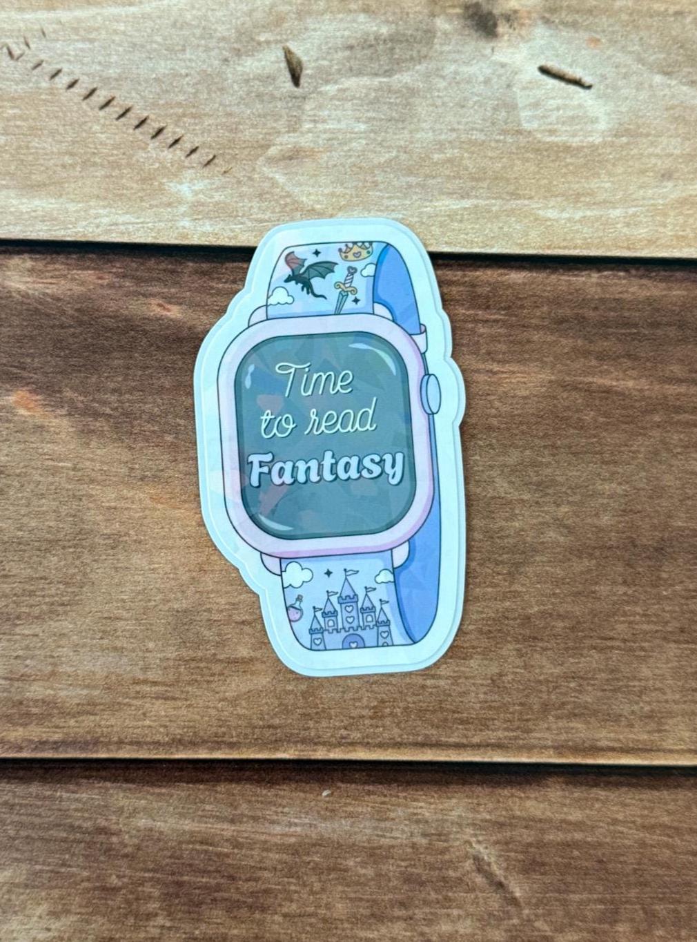 Bookish Smartwatch Holographic Sticker