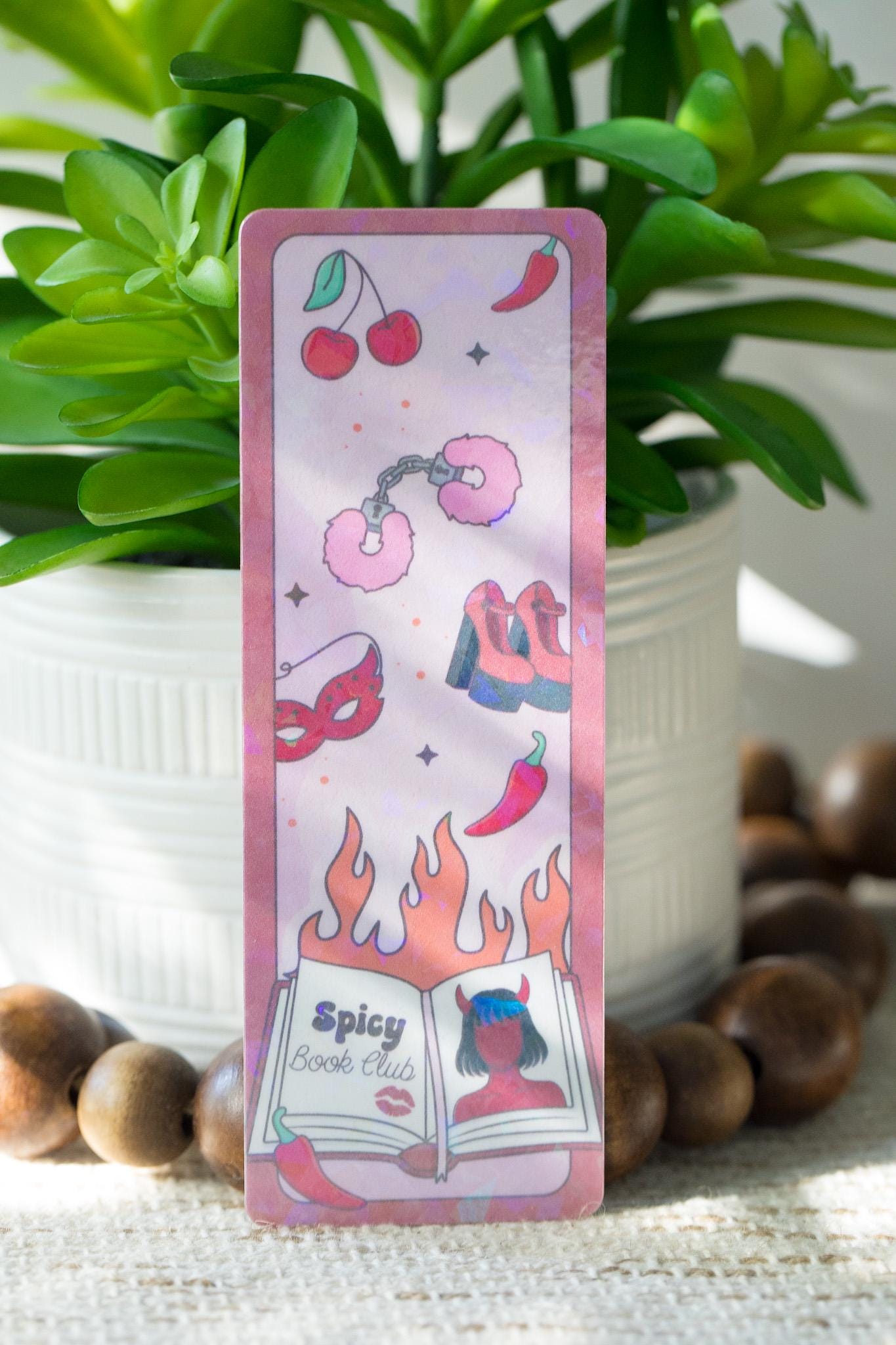 Book Club Bookish Holographic Bookmark