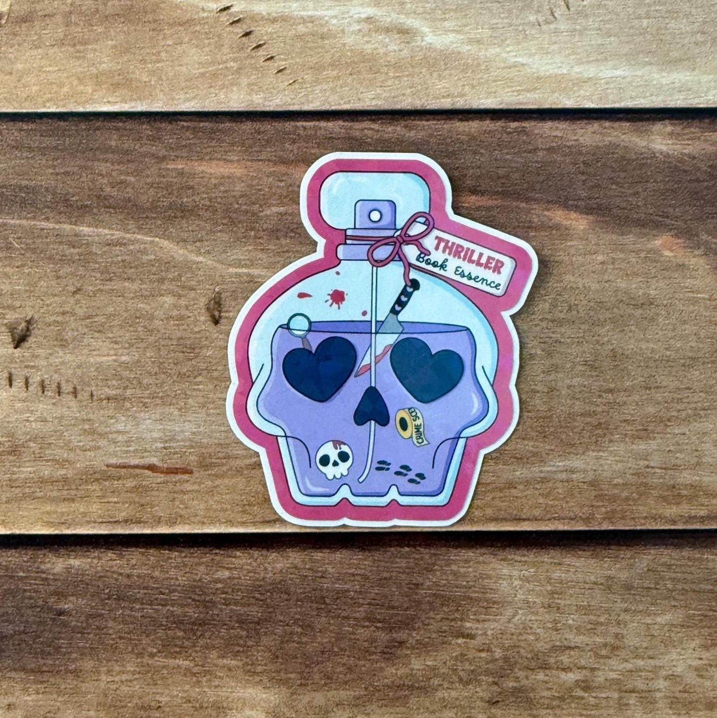 Bookish Essence Holographic Sticker