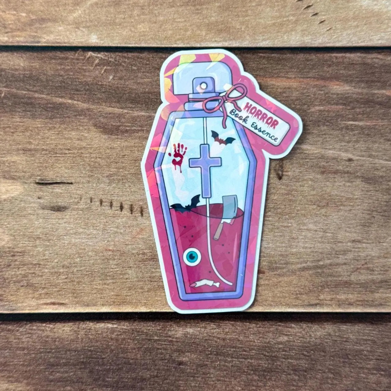 Bookish Essence Holographic Sticker