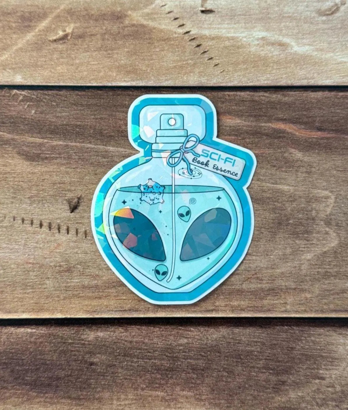 Bookish Essence Holographic Sticker