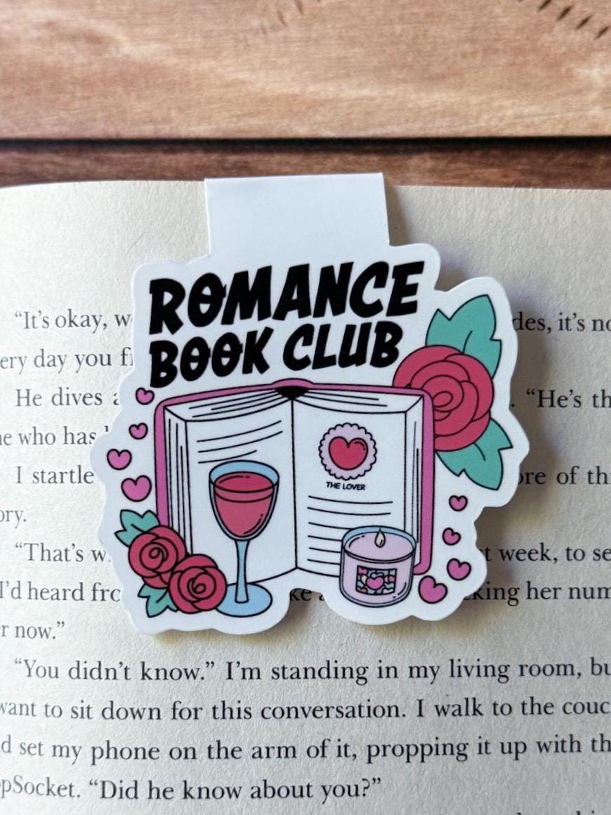 Bookish Book Club Magnetic Bookmark