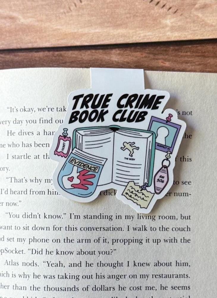 Bookish Book Club Magnetic Bookmark