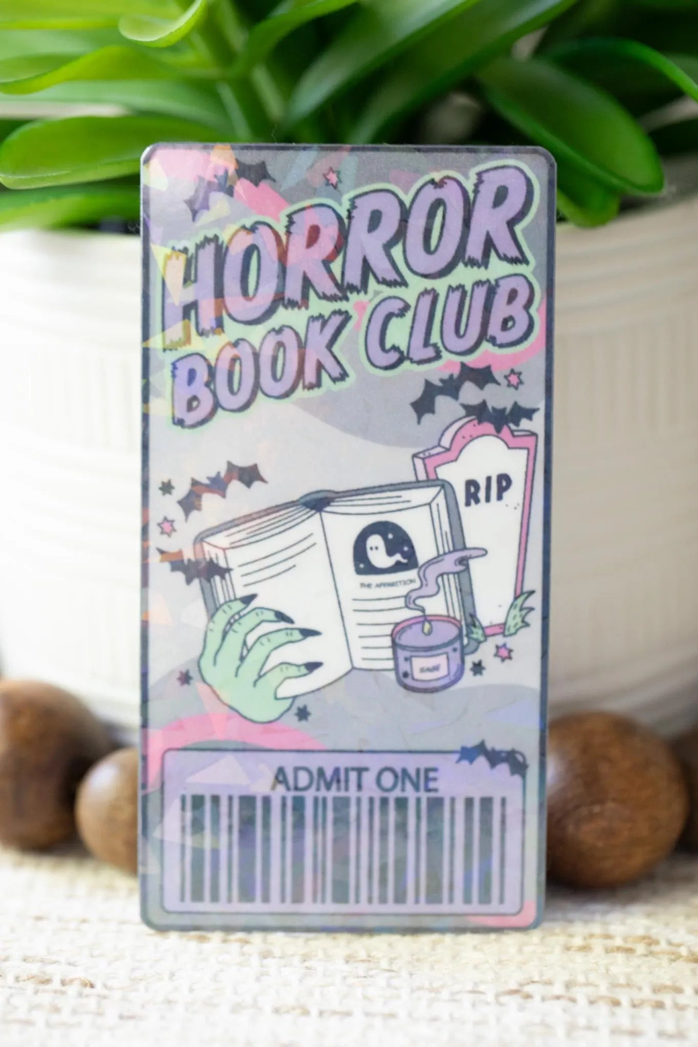 Bookish Book Club Holographic Bookmark