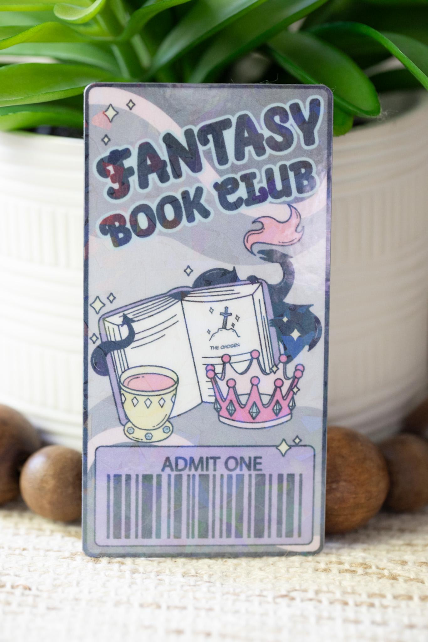 Bookish Book Club Holographic Bookmark