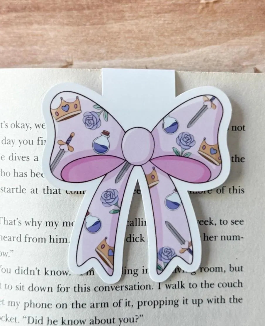 Bookish Bow Magnetic Bookmark