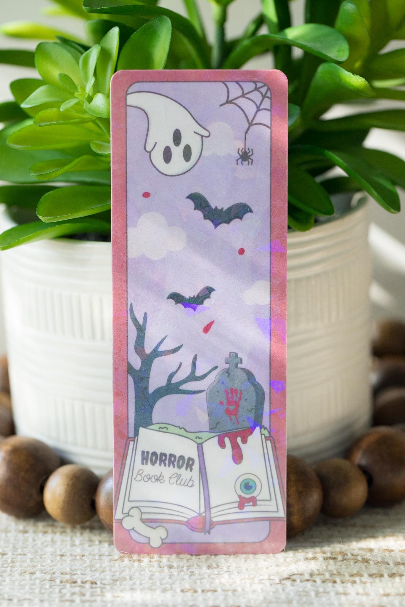 Book Club Bookish Holographic Bookmark