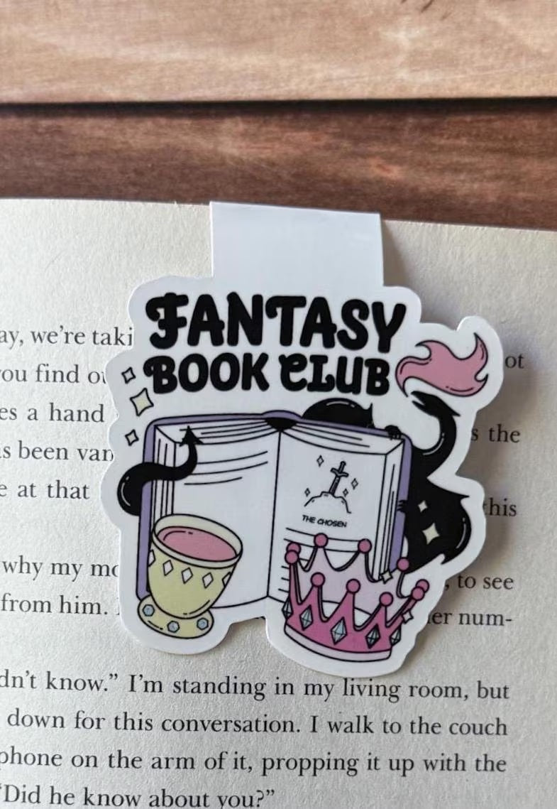 Bookish Book Club Magnetic Bookmark