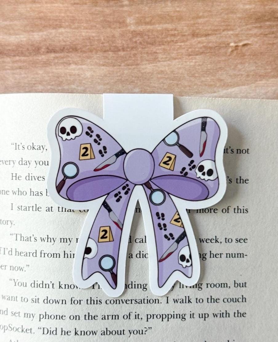 Bookish Bow Magnetic Bookmark