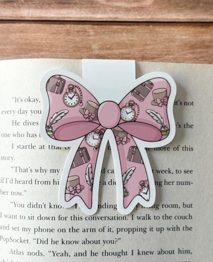 Bookish Bow Magnetic Bookmark
