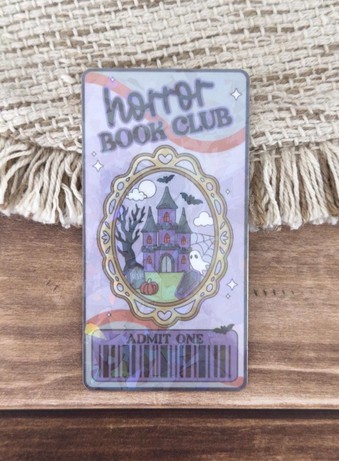 Bookish Frame Book Club Holographic Bookmark