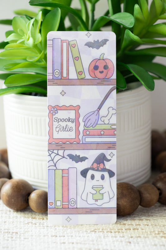 Spooky Bookish Holographic Bookmark