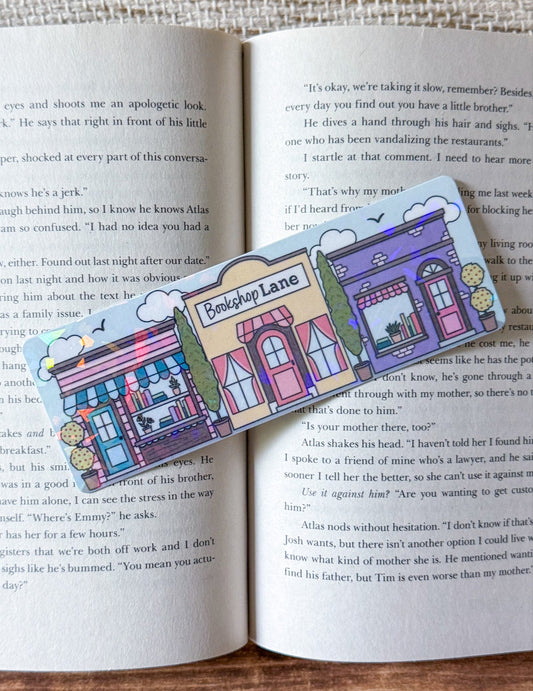 Bookshop Lane Holographic Bookmark