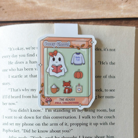 Cozy Fall Booktropes Magnetic Bookmark