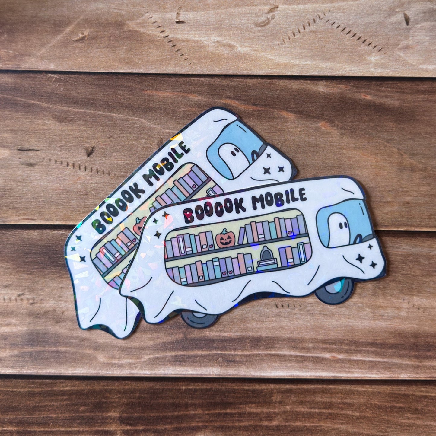 Book Mobile Holographic Bookmark