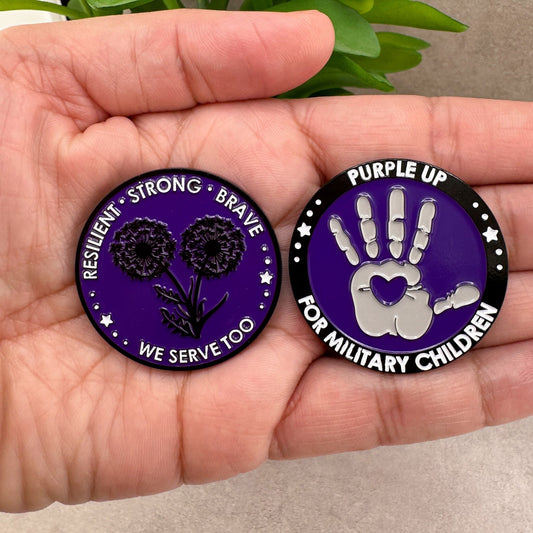 Month of the Military Child Coin