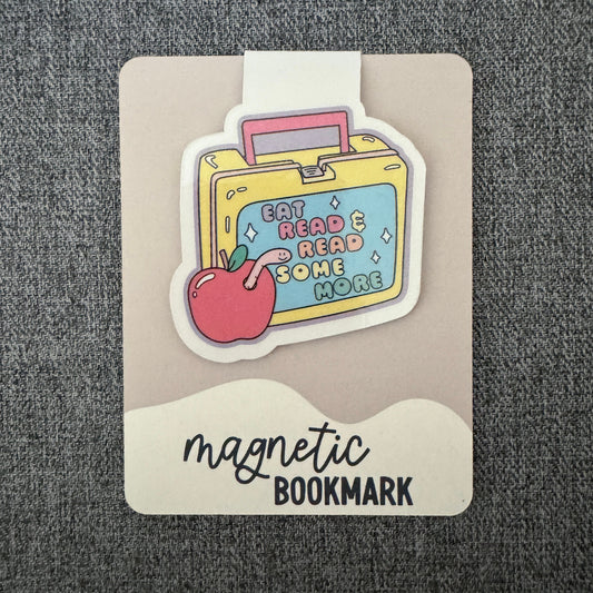 Book Lunchbox Magnetic Bookmark