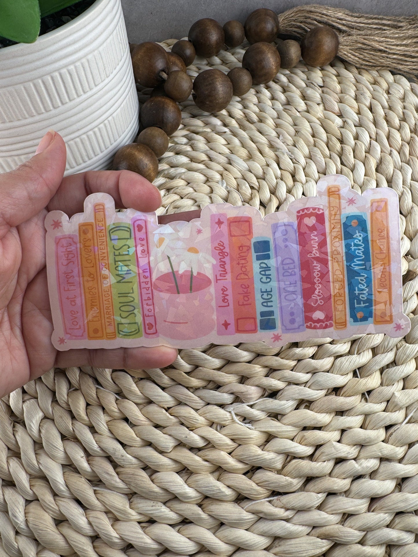 Book Tropes Bookmark Holographic Bookmark