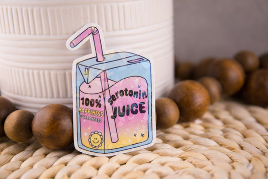 Serotonin Juice Holographic Sticker