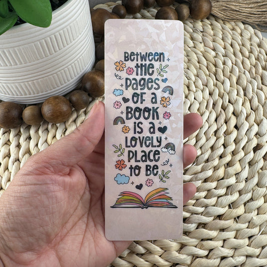Between the Pages of a Book Bookmark Holographic Bookmark