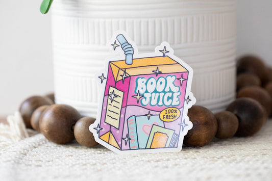 Book Juice Holographic Sticker