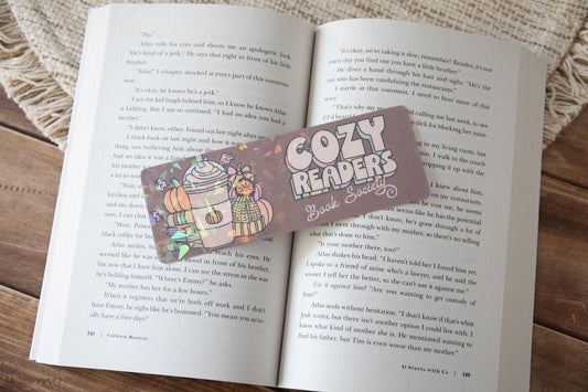 Don't Judge Me By My Book Covers Holographic Bookmark