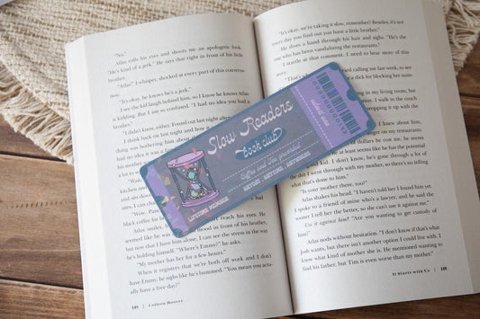 Slow Readers Book Club  Holographic Bookmark