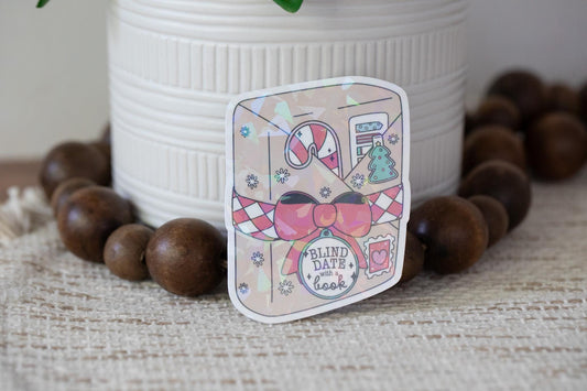 Blind Date Book Holographic Sticker