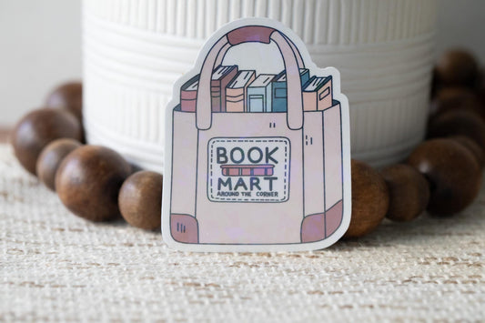 Book Mart Holographic Sticker