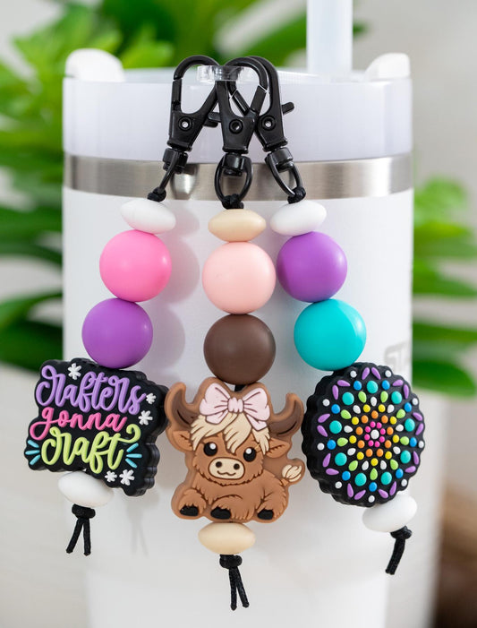 Crafters Gonna Craft | Highland Cow | Mandala