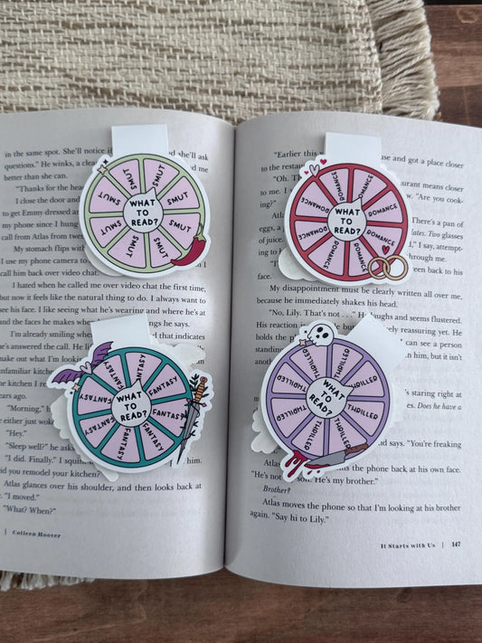 What To Read Magnetic Bookmark