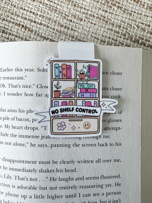 No Shelf Control Magnetic Bookmark