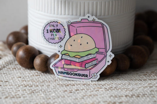 Hambookguer Holographic Sticker