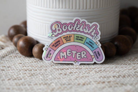 Bookish MeterHolographic Sticker