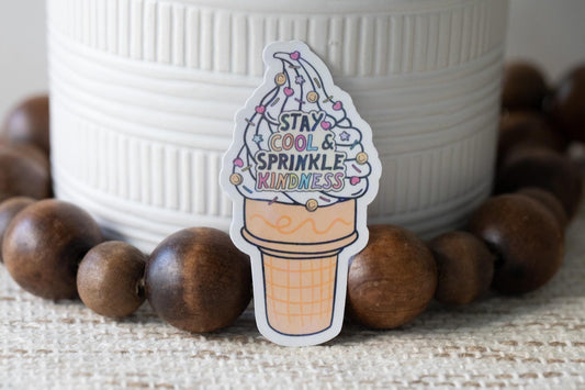 Sprinkle Kindness Holographic Sticker