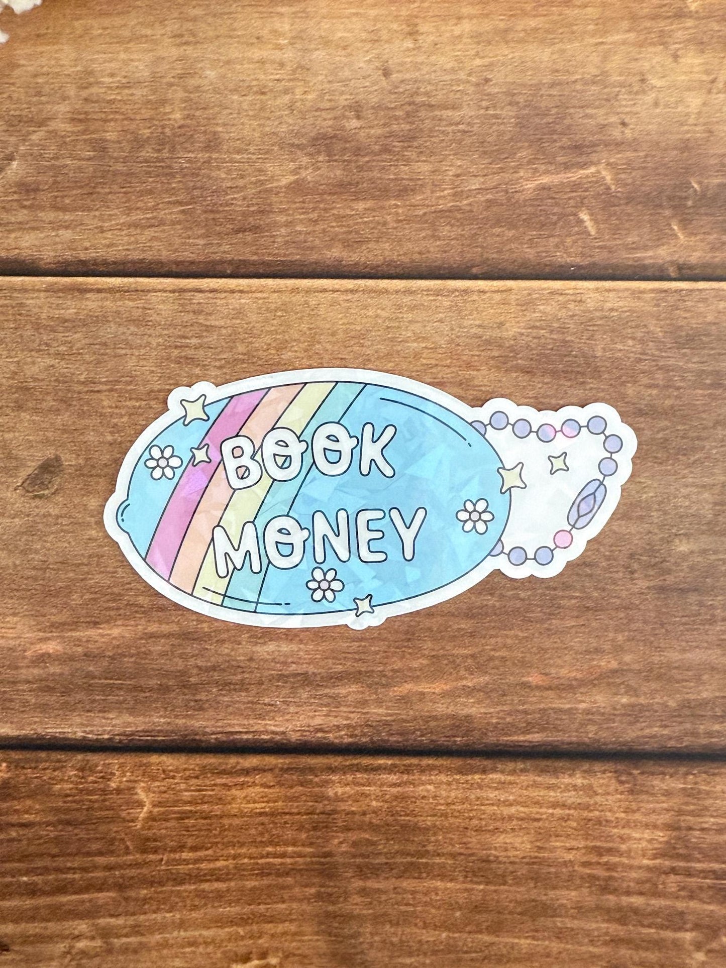 Money KeychainHolographic Sticker