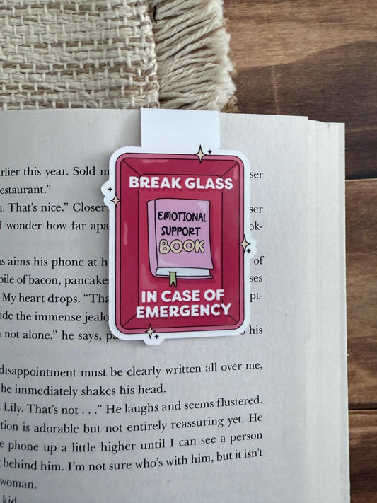 Emotional Support Magnetic Bookmark