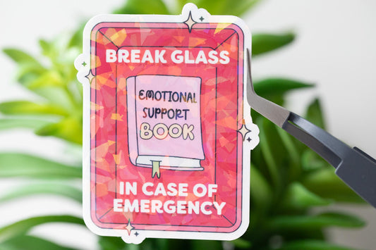 In Case of Emergency Holographic Sticker