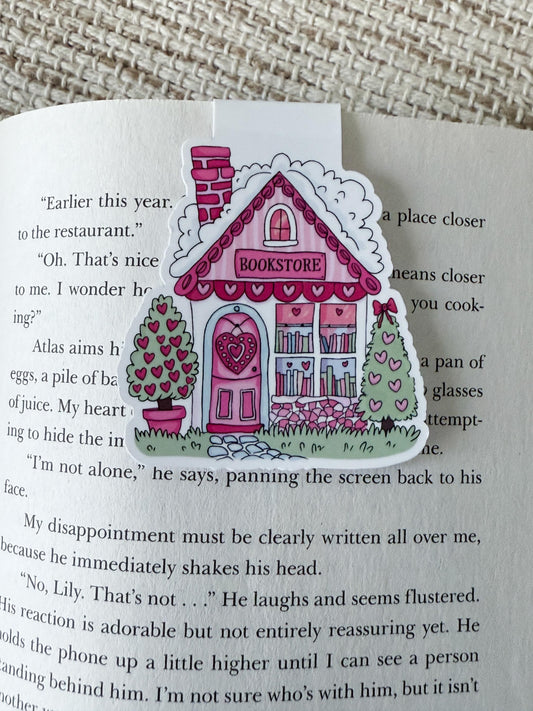 Valentine Bookstore Magnetic Bookmark