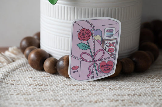 Valentine Blind Date Holographic Sticker