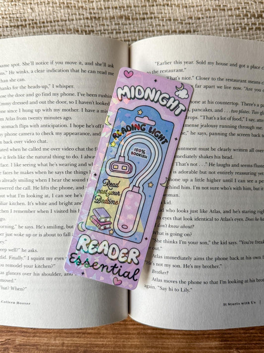 Midnight Reader Essential Holographic Bookmark