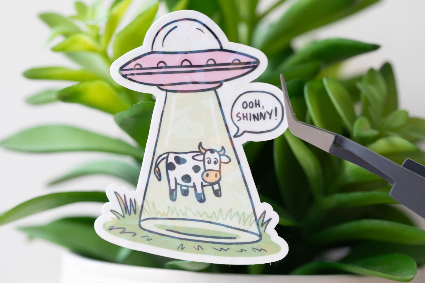 Ooh Shiny Holographic Sticker