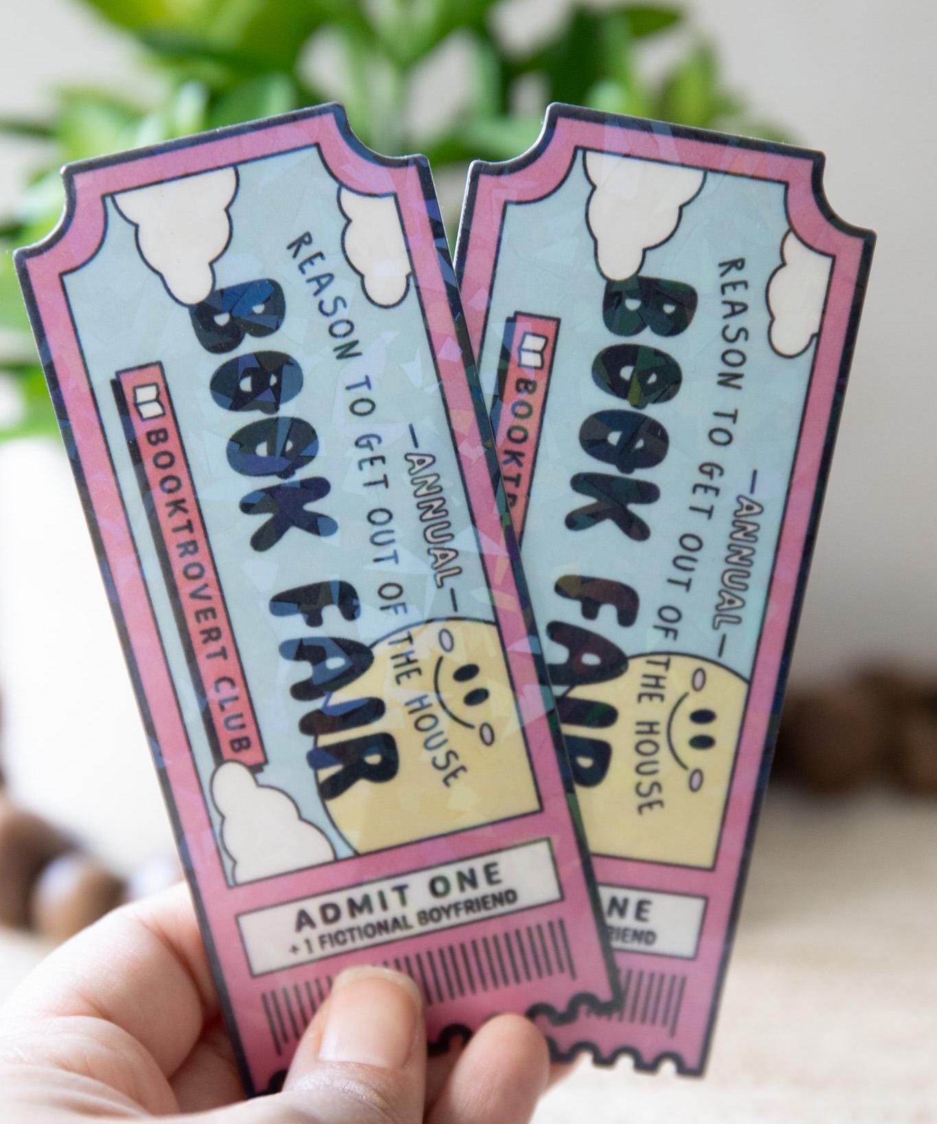 Annual Book Fair Bookmark Holographic Bookmark