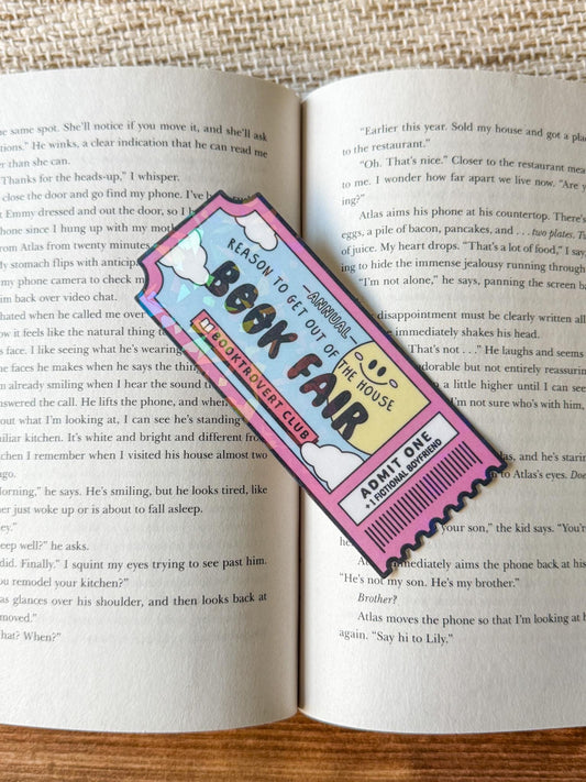 Annual Book Fair Bookmark Holographic Bookmark