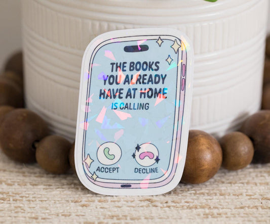 Books at Home Holographic Sticker